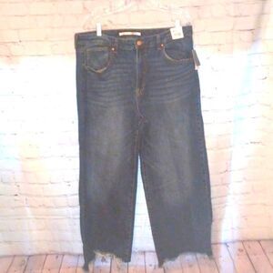 Celebrity Pink  Womans   Frayed Wide Leg NWT sz 17